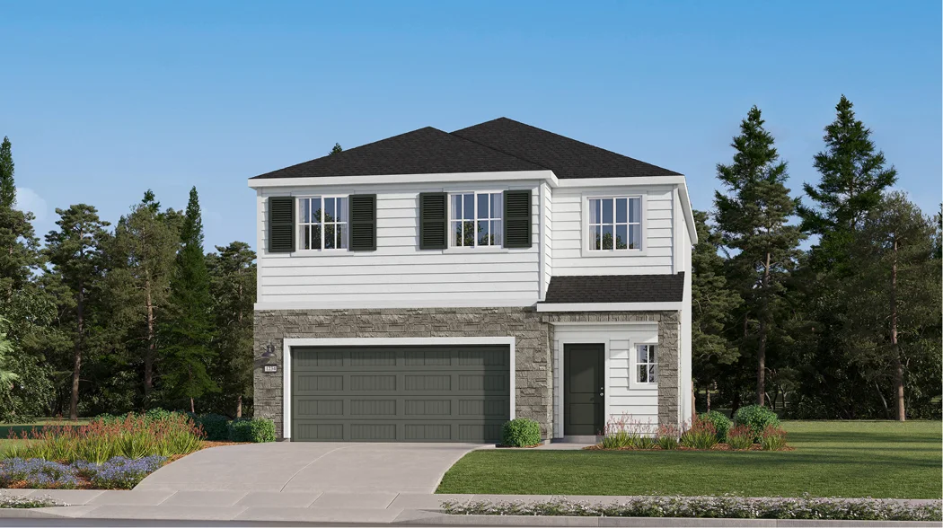 Lennar Foxtrot exterior, illustrative builder image